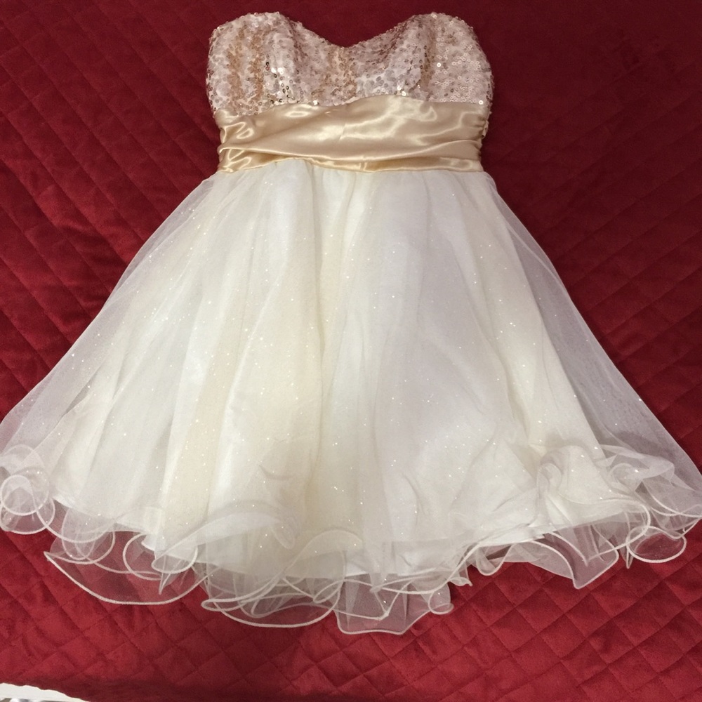 Sequined mini party dress